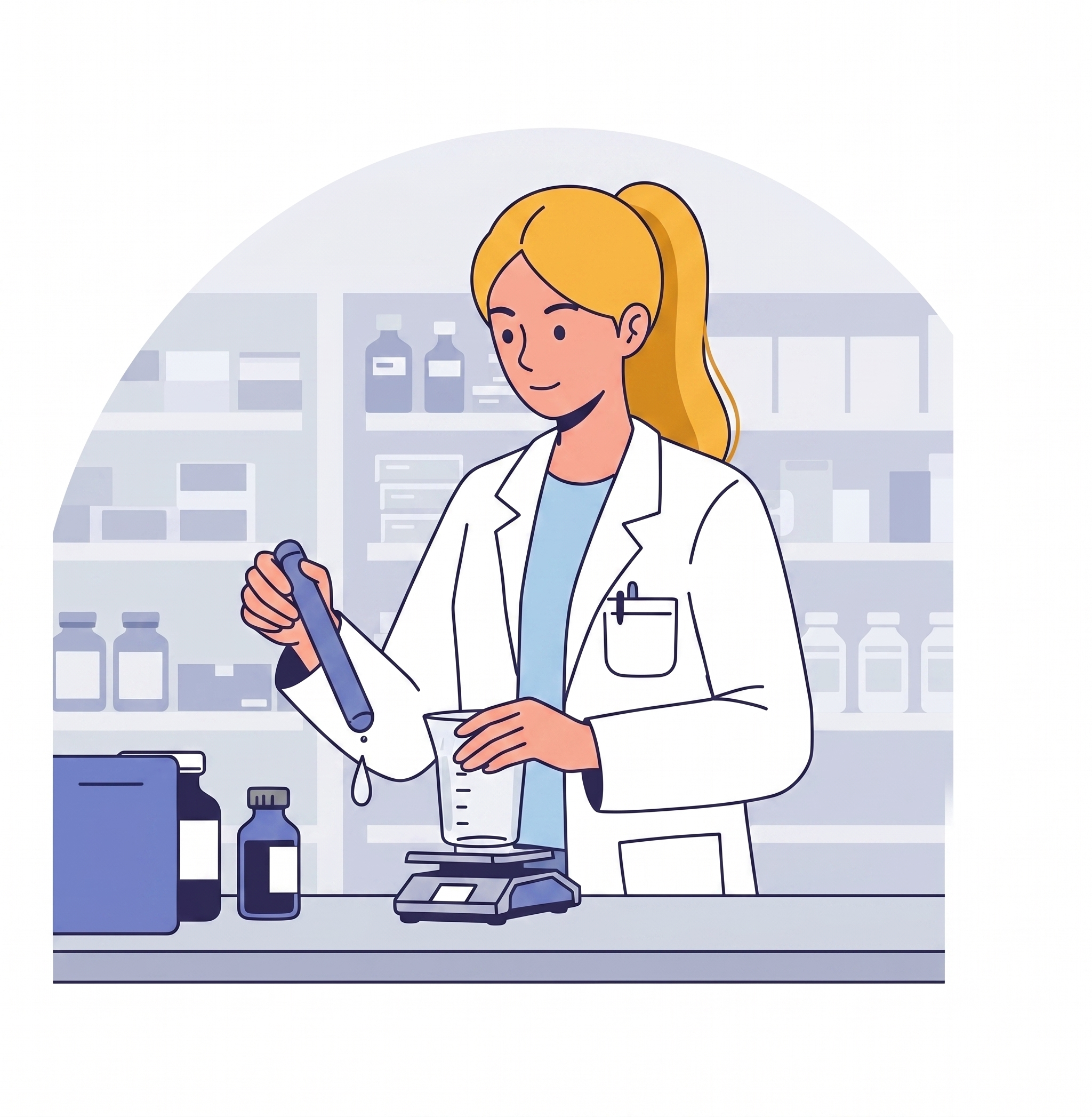 Coralie Dubosc, préparatrice en pharmacie